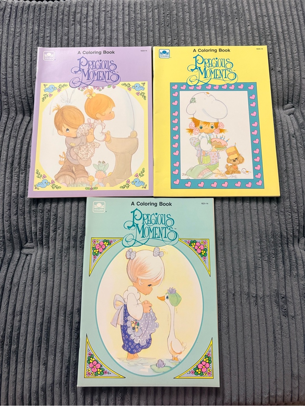Precious moments coloring books vintage